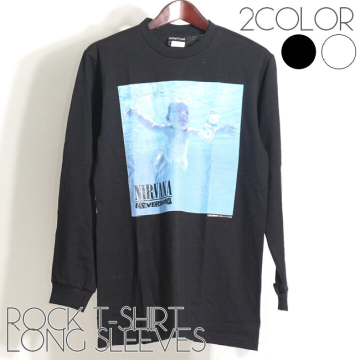 楽天市場】Nirvana ロング Tシャツ ニルヴァーナ ニルバーナ 長袖 ロン 
