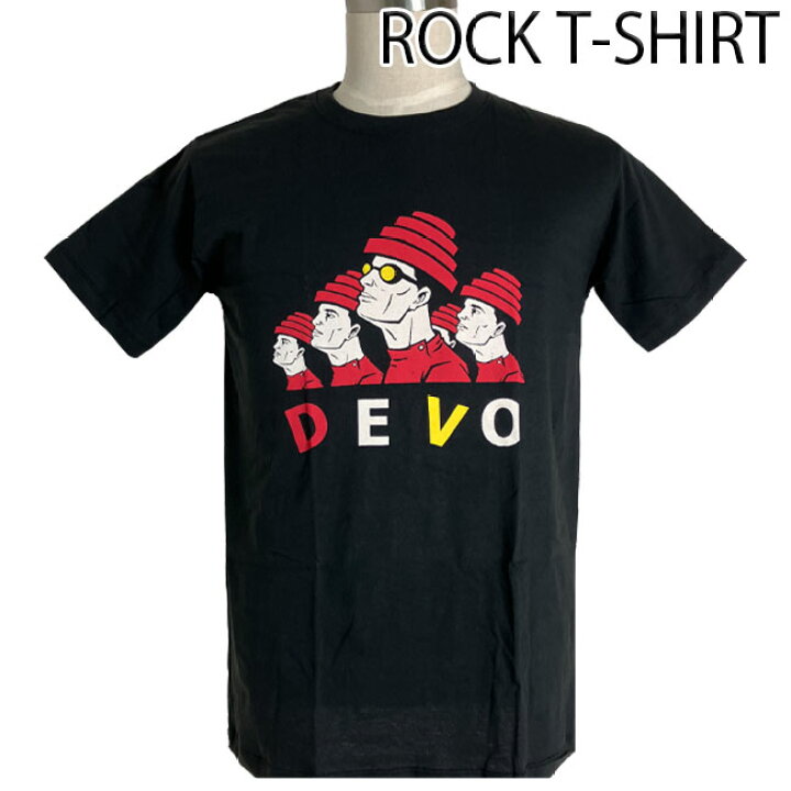 楽天市場】Devo グラフィック Tシャツ ディーヴォ メンバーイラスト 