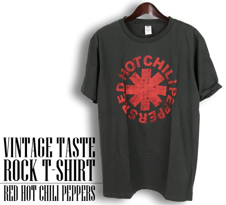 楽天市場】ヴィンテージ風 Red Hot Chili Peppers Tシャツ レッド  