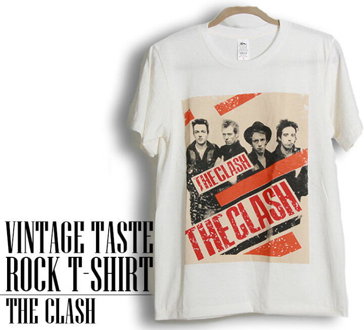 楽天市場】ヴィンテージ風 The Clash Tシャツ ザ・クラッシュ ロックT 