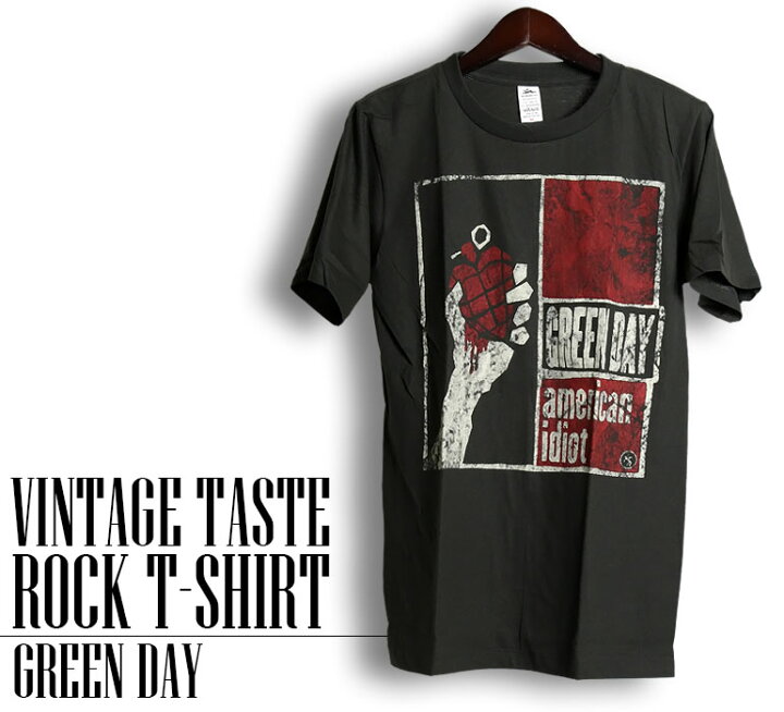 楽天市場】ヴィンテージ風 Green Day Tシャツ グリーン デイ ロックT 