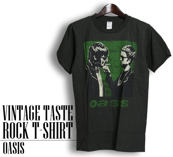 楽天市場】ヴィンテージ風 Oasis Tシャツ オアシス ロックTシャツ 