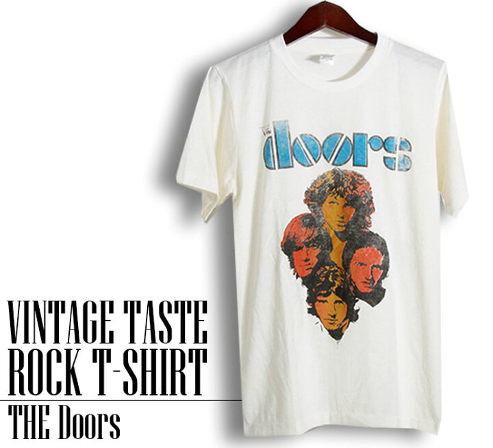 楽天市場】ヴィンテージ風 Doors Tシャツ ドアーズ ロックTシャツ  