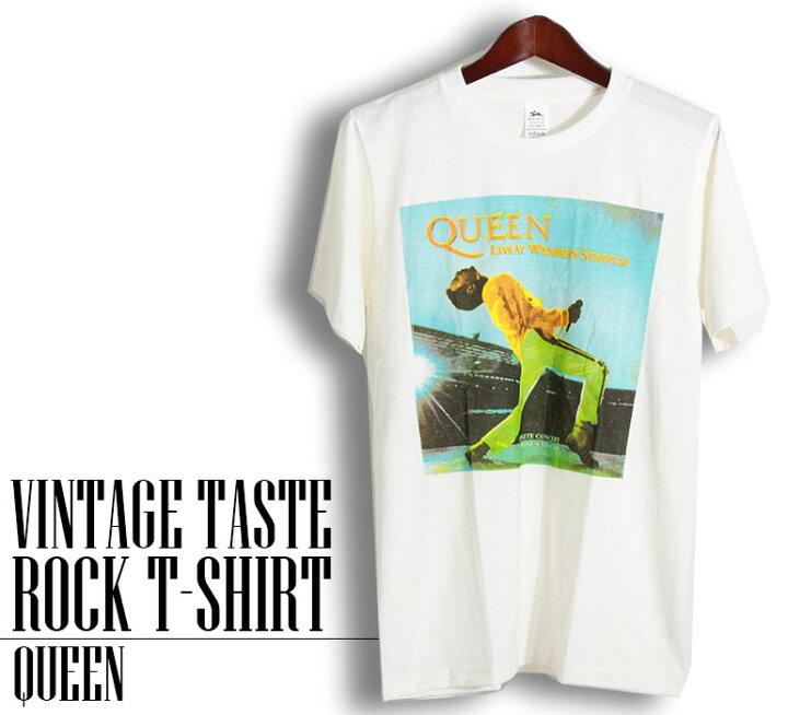 楽天市場】ヴィンテージ風 QUEEN Tシャツ クイーン ロックTシャツ 