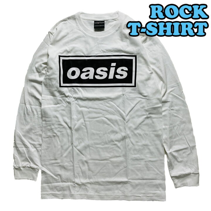 楽天市場】Oasis ロング Tシャツ オアシス 長袖 ロックTシャツ バンドT 