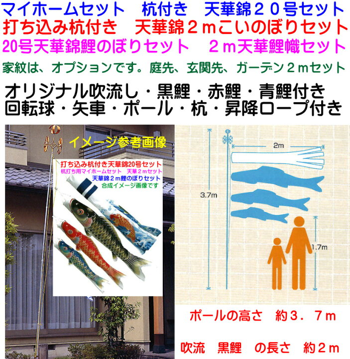 楽天市場】【送料無料】杭打ち用天華錦20号マイホームセット 華やかな 