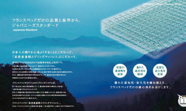 楽天市場】【送料無料】即納【在庫あり】フランスベッド製新Z形高密度 