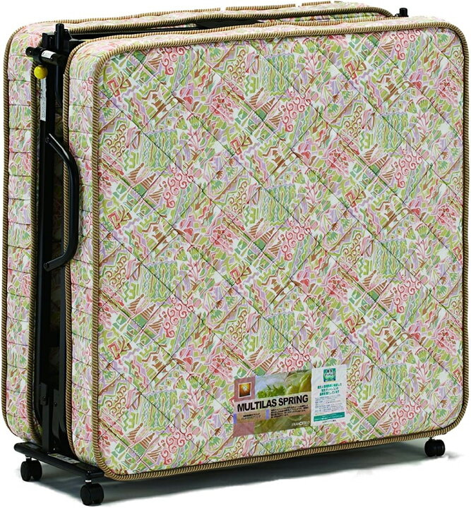 FranceBed 折りたたみベッド 盛れ MULTILAS SPRING 花柄
