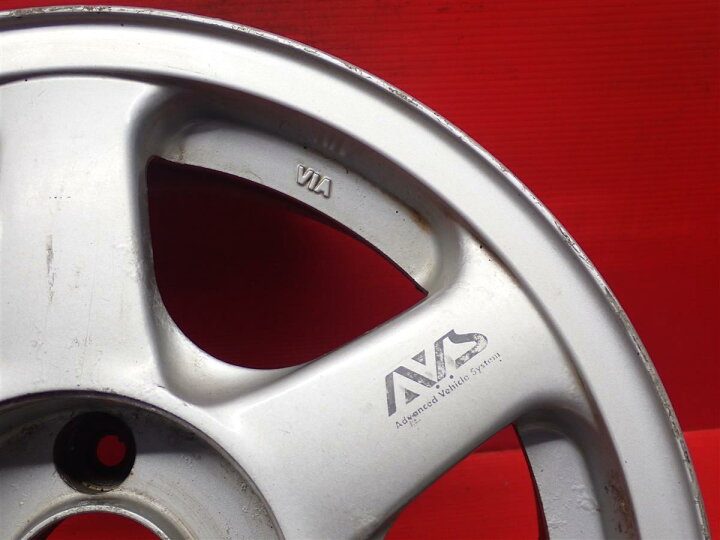 楽天市場】AVS VS-6 8Jx16 +35 4/114.3 シルバー(銀色)系 : 中古タイヤ 