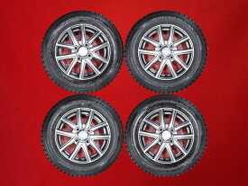 ダンロップ ウィンター MAXX 02(WM02) DUNLOP WINTER MAXX 02 155/70R13 75Q EURO MAGIC(ユーロマジック) Aspire FX(アスパイアFX) 4Jx13 +43 4/100 ガンメタ系 マーチ エブリイ バモス ホビオ バモス エブリイ ワゴン ミニキャブ バン スクラムワゴン タウンボックス ケイ