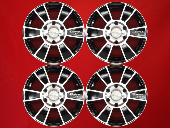Daytona デイトナ ユーロ RS-6 7Jx16 38 さび 6/139.7 ブラック 