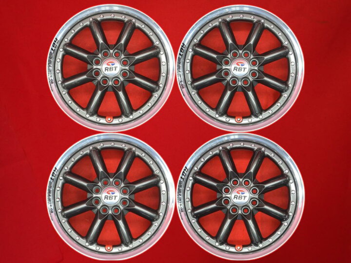 楽天市場】RBT S-08 6.5Jx15 +45 4/100 ポリッシュ系 ガンメタ系 