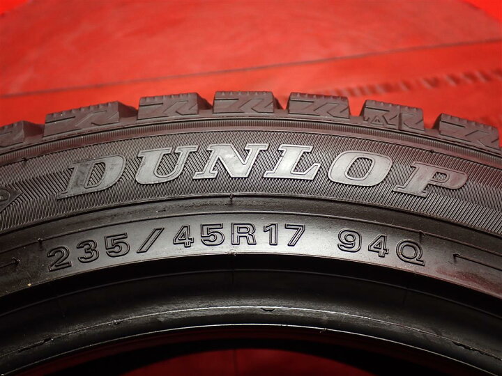 DUNLOP WINTER MAXX WM02 235/45R17 17インチ スタッドレス 4本 2019年 