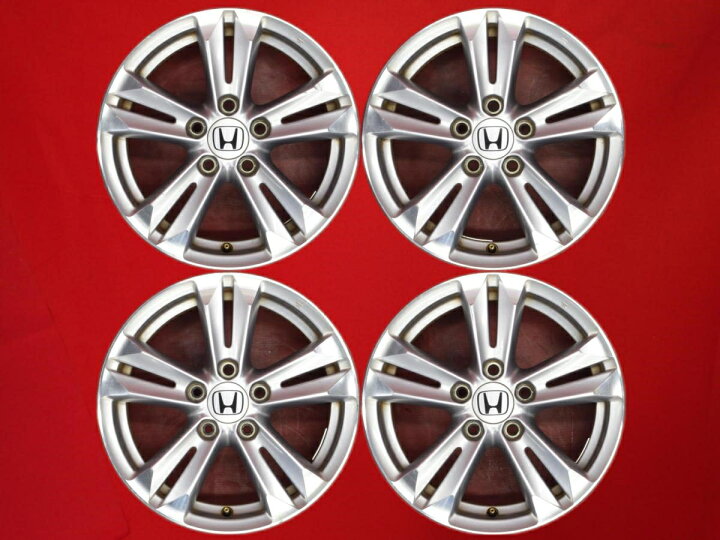 楽天市場】CR-Z 純正 6Jx16 +45 5/114.3 シルバーポリッシュ(シルバー 