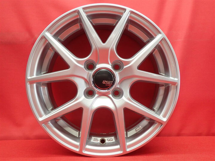 楽天市場】SPORT DAISY 5.5Jx14 +43 4/100 シルバー(銀色)系 ノート 