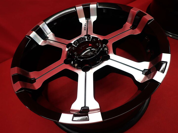 楽天市場】MKW MK-36 8Jx17 +25 6/139.7 ブラックポリッシュ(ブラック 