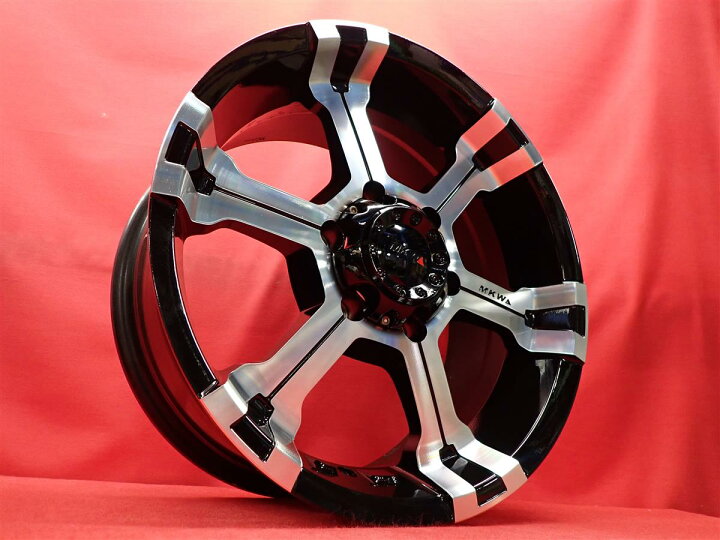 楽天市場】MKW MK-36 8Jx17 +25 6/139.7 ブラックポリッシュ(ブラック 