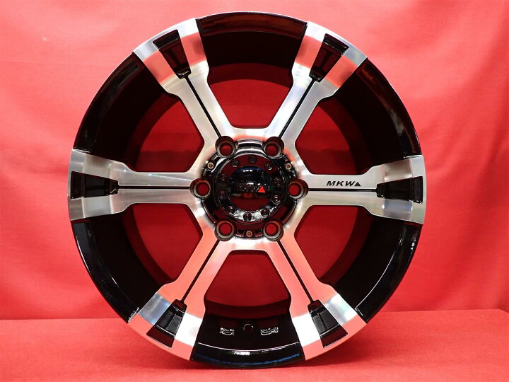 楽天市場】MKW MK-36 8Jx17 +25 6/139.7 ブラックポリッシュ(ブラック 