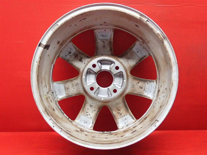 楽天市場】プジョー 207純正 6Jx16 +27 4/108 シルバー(銀色)系 : 中古 