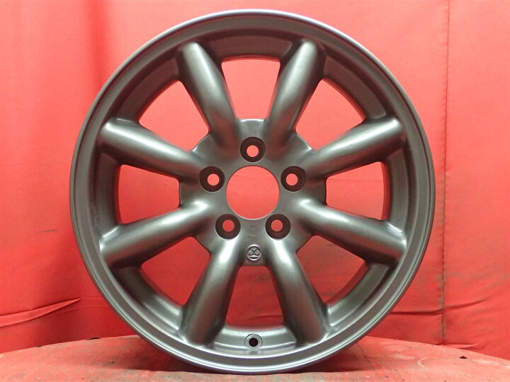 楽天市場】ワタナベ 8スポーク 7.5Jx15 +43 5/100 ガンメタ系 : 中古 