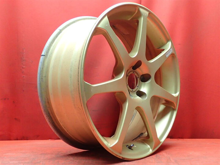 楽天市場】AVS モデル7 7Jx17 +50 5/100 ゴールド(金色)系 : 中古 