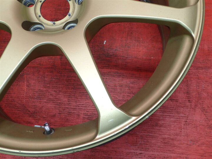 楽天市場】AVS モデル7 7Jx17 +50 5/100 ゴールド(金色)系 : 中古 