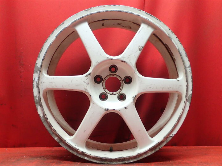 楽天市場】AVS モデル6 7.5Jx18 +48 5/100 ホワイト(白色)系 : 中古 