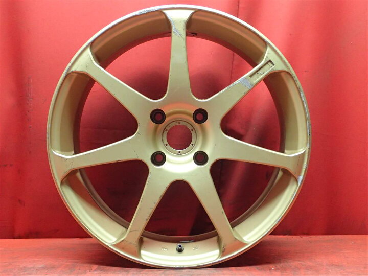 楽天市場】AVS モデル7 7.5Jx18 +45 4/114.3 ゴールド(金色)系 : 中古 