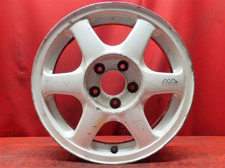 楽天市場】AVS VS-6 7Jx16 +30 5/114.3 パールホワイト系 : 中古タイヤ 