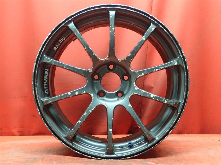 楽天市場】ADVAN(アドバン) レーシング RS 7.5Jx17 +48 5/100 ガンメタ 