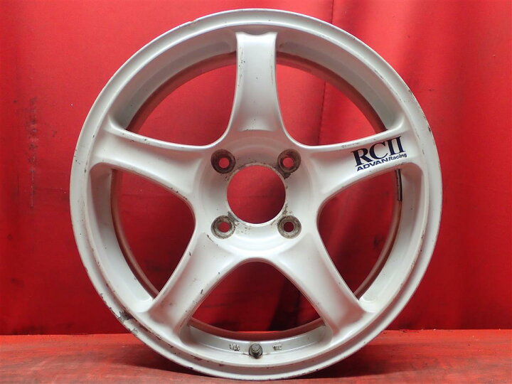楽天市場】ADVAN(アドバン) RC II 7Jx16 +45 4/114.3 ホワイト(白色)系 