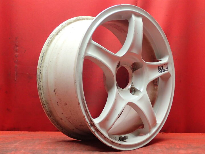 楽天市場】ADVAN(アドバン) RC II 7Jx16 +45 4/114.3 ホワイト(白色)系 