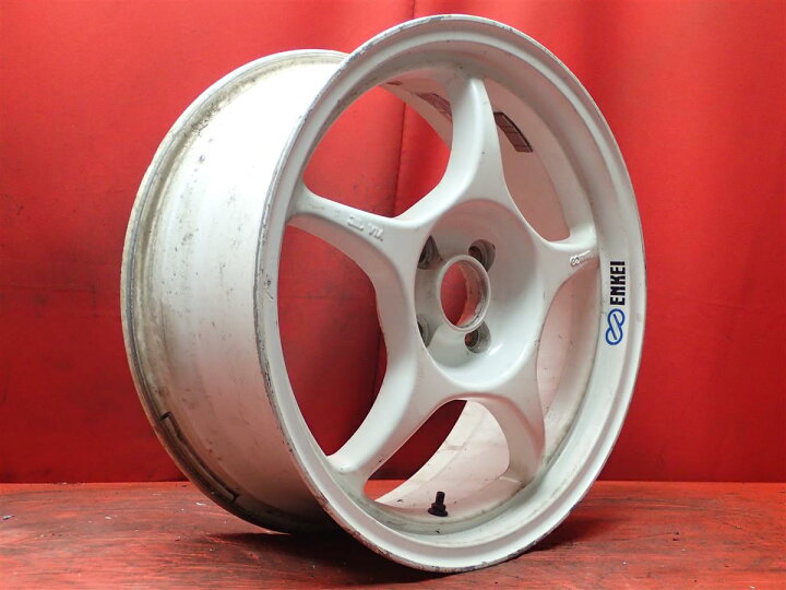 楽天市場】エンケイ RP-01 7Jx17 +40 4/100 ホワイト(白色)系 : 中古 