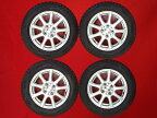 ダンロップ ウィンター MAXX 01(WM01) DUNLOP WINTER MAXX 01 175/65R14 82Q 9スポークタイプ 1P 5.5Jx14 +50 4/100 シルバー(銀色)系 ユーノス 100 プラッツ インテグラ ユーノス ロードスター スプリンターカリブ シャレード カルタス ワゴン ハスラー ブーン ルミナス エ