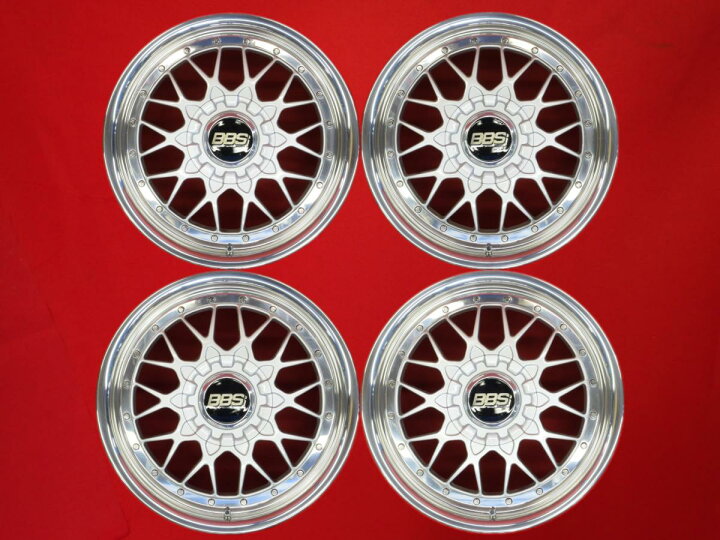 楽天市場】BBS RSII 7/8Jx17 +42 5/114.3 ポリッシュ系 シルバー(銀色 