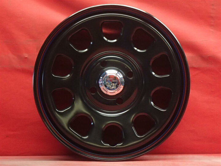 楽天市場】☆TT Dスチール(RED&BLUEライン有) 5Jx14 +43 4/100 