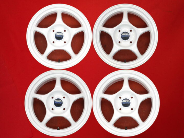 楽天市場】エンケイ RP-01 7/8Jx16 +35 4/114.3 ホワイト(白色)系  