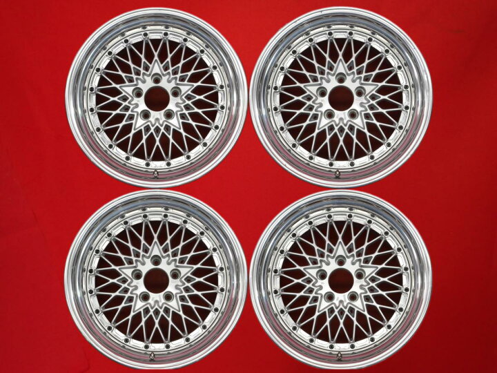 楽天市場】SSR メッシュ 13.5Jx17 +32 5/114.3 ポリッシュ系 シルバー 