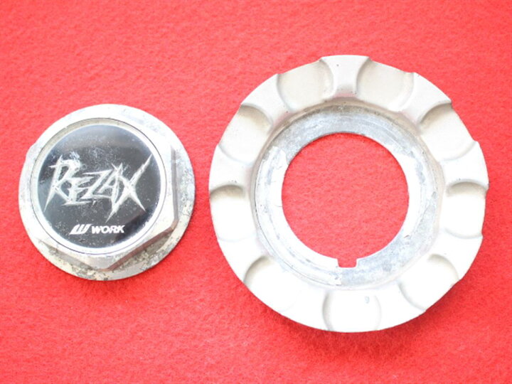 楽天市場】1枚 REZAX WORK 社外 中古 ホイール センターキャップ 
