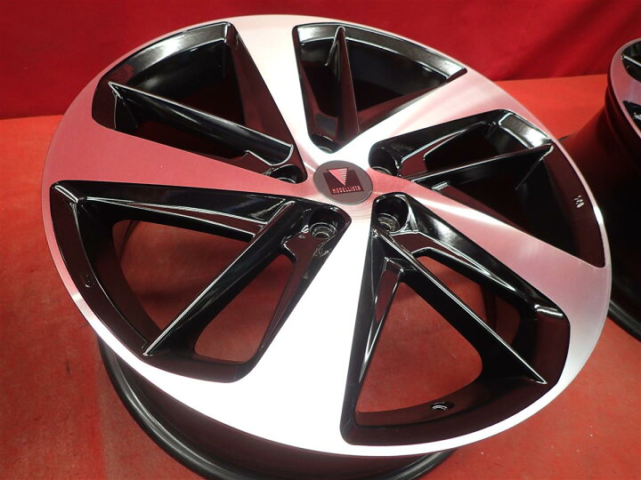 MODELLISTA(モデリスタ) WingDancerVI 7.5Jx19 +50 5/114.3 ブラックポリッシュ(ブラックポリッシュ) ノア ヤリス クロス エスクァイア ヴォクシー C-HR 中古タイヤ・ホイールの太平タイヤ MODELLISTA (モデリスタ)WingDancerIII