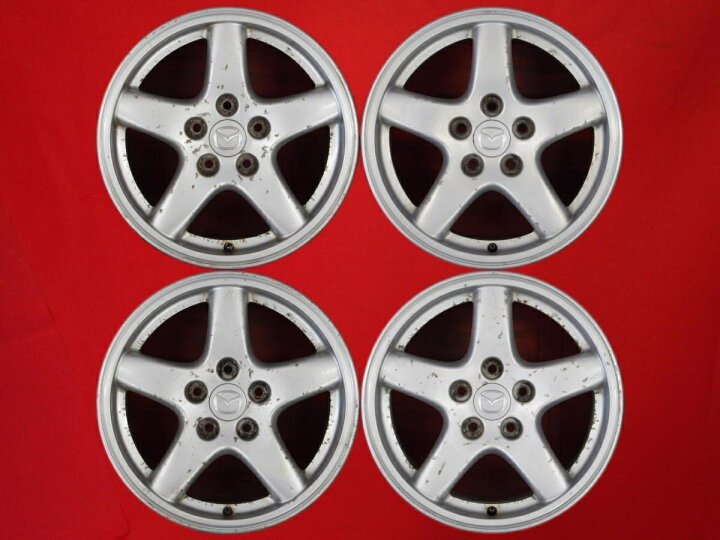 楽天市場】RX-7 (FD3S)純正 8Jx16 +50 5/114.3 シルバー(銀色)系 