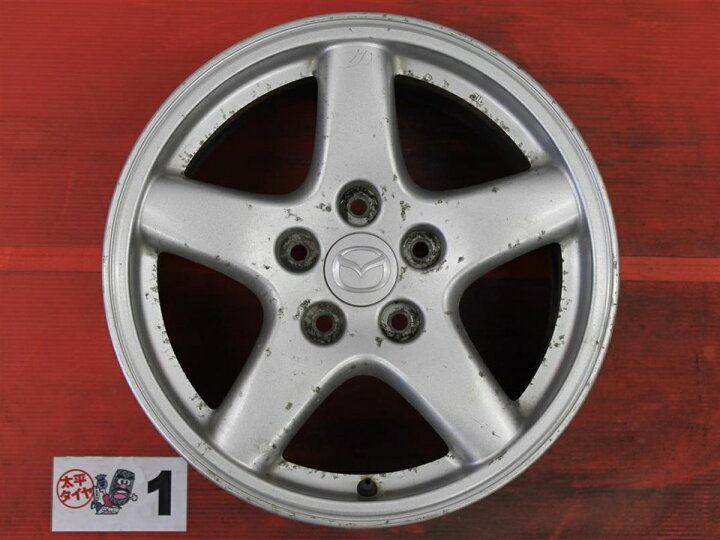 楽天市場】RX-7 (FD3S)純正 8Jx16 +50 5/114.3 シルバー(銀色)系 