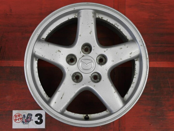 楽天市場】RX-7 (FD3S)純正 8Jx16 +50 5/114.3 シルバー(銀色)系 