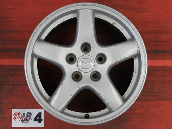 楽天市場】RX-7 (FD3S)純正 8Jx16 +50 5/114.3 シルバー(銀色)系 