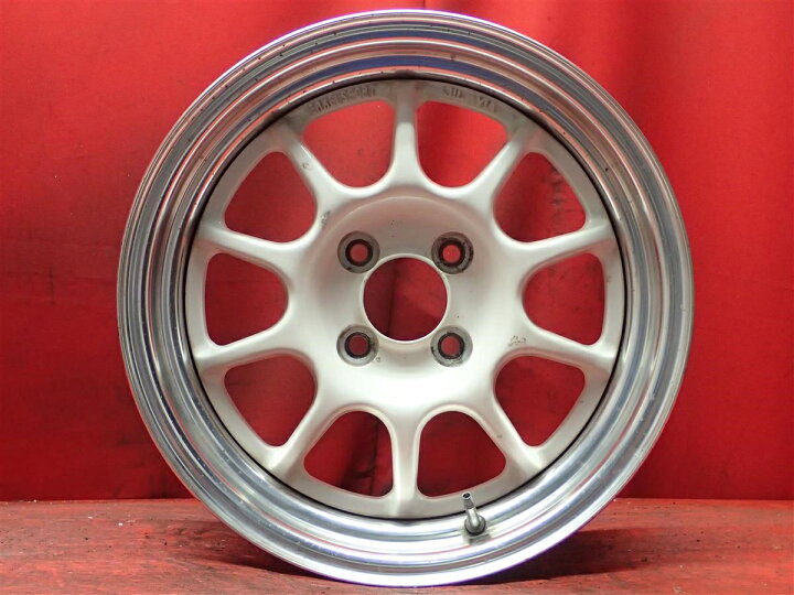 楽天市場】エンケイ RC-S 6.5Jx15 +20 4/100 ポリッシュ系 ホワイト  