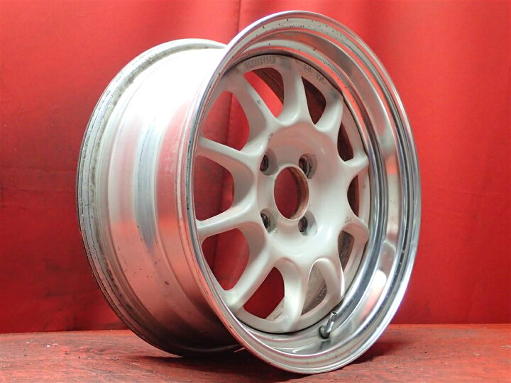 楽天市場】エンケイ RC-S 6.5Jx15 +20 4/100 ポリッシュ系 ホワイト 