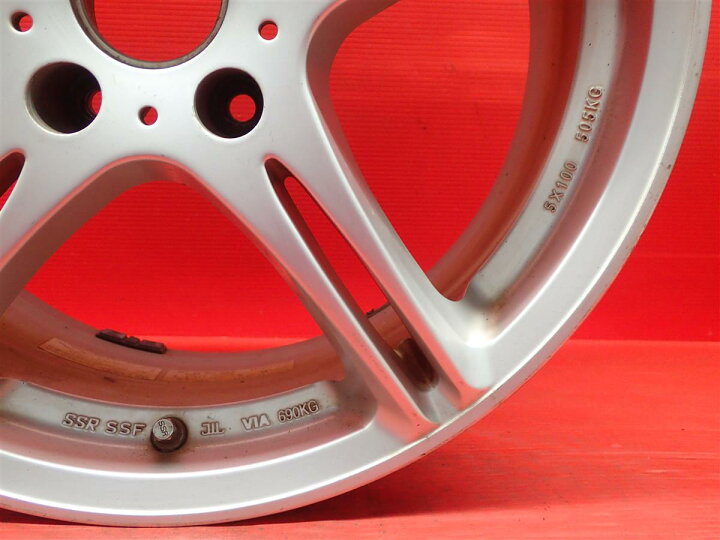 楽天市場】SSR インテグラル GT-1 8Jx17 +45 5/114.3 シルバー(銀色)系 