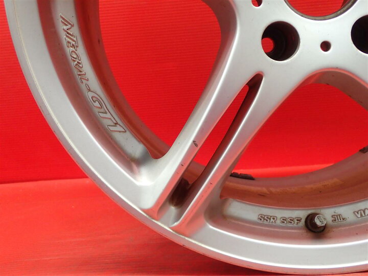 楽天市場】SSR インテグラル GT-1 8Jx17 +45 5/114.3 シルバー(銀色)系 