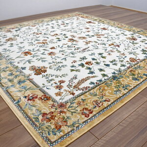 �݌Ɍ��� ���O 4.5�� 230x230cm �J�[�y�b�g ���O�}�b�g �O�~ ���� ���イ���� ������� �N���V�b�N �A���e�B�[�N ���[���s�A�� �x�[�W�� �_�C�j���O ���r���O ���Ѝ݌� �yROYAL PALACE 14641�^230×230�z
