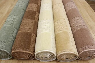 BO−20カラー展開_左からグリーン、ブラウン、アイボリー、ベージュ、ローズモカ